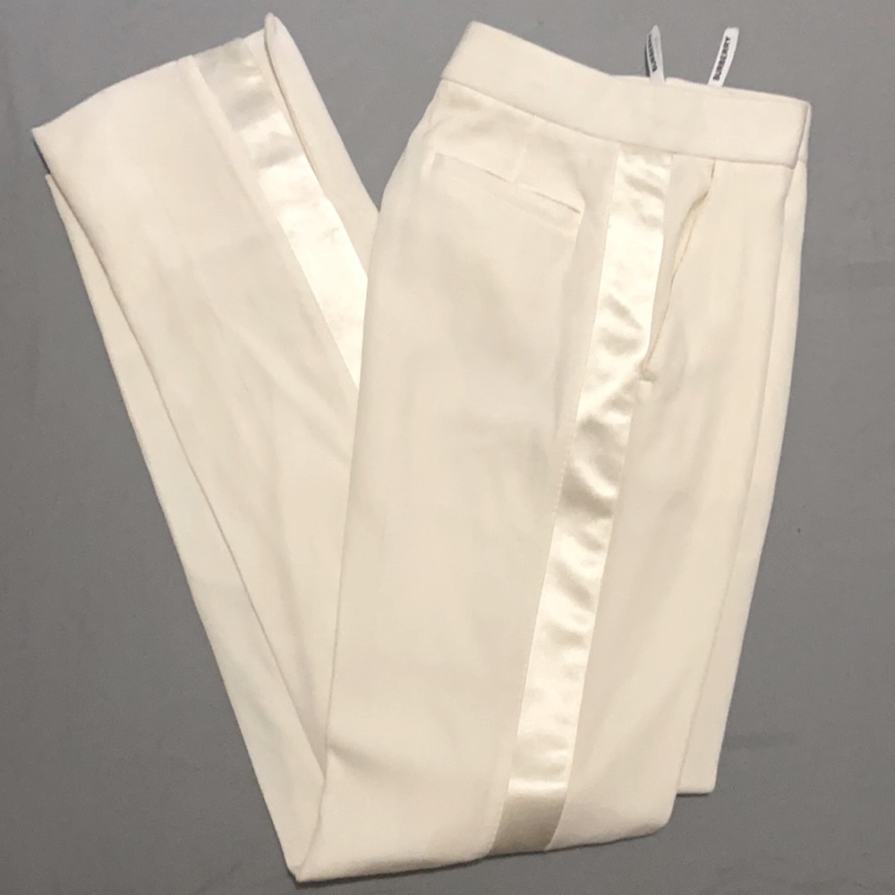 BURBERRY
High-rise Tux-striped Tailored Trousers